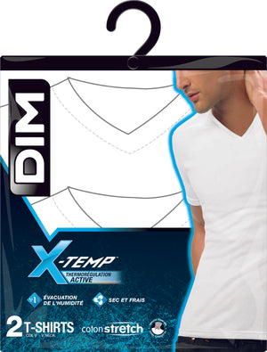 Pack 2 T-shirts decote em V DIM X-Temp
