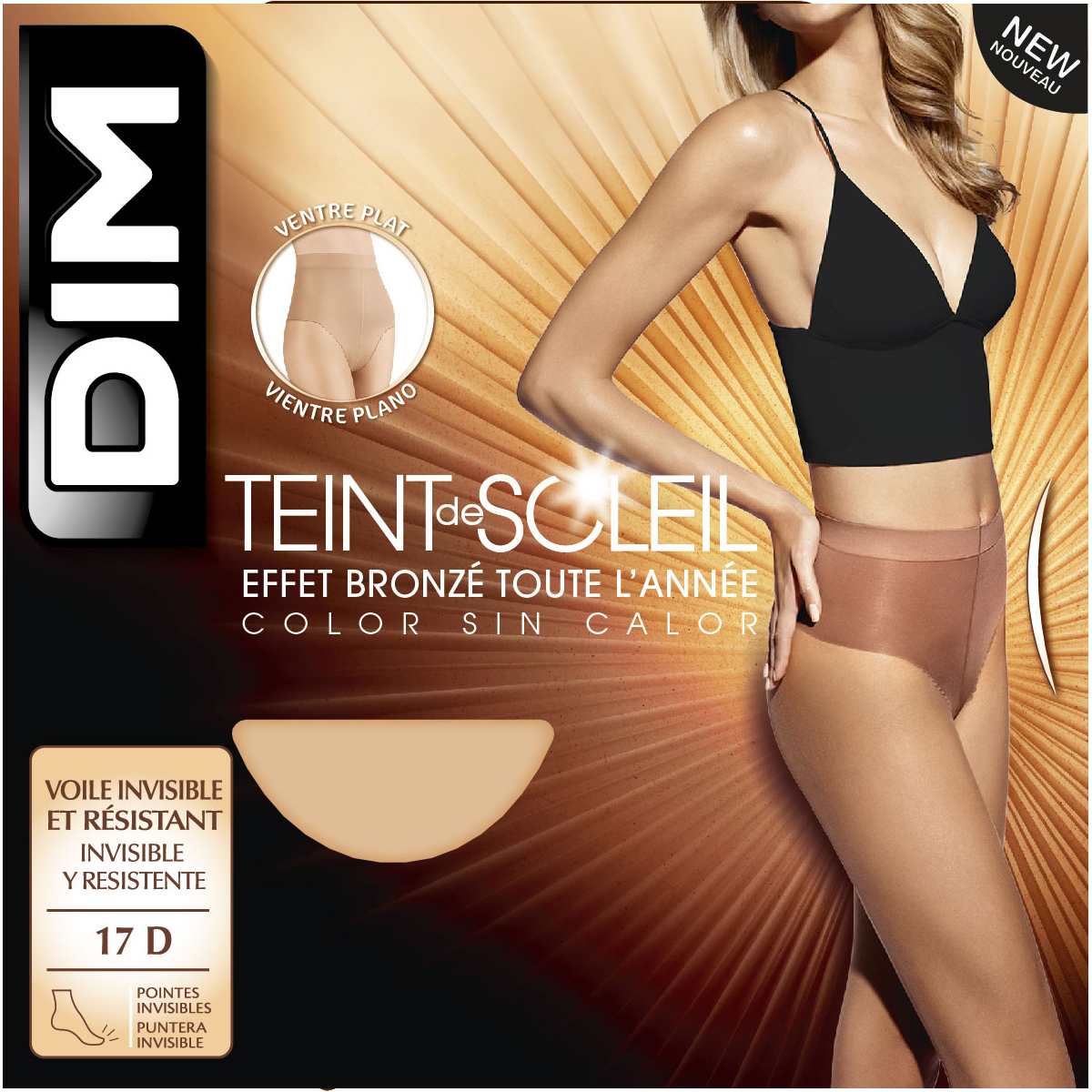 Collant Ventre Plat Teint de Soleil - 17D